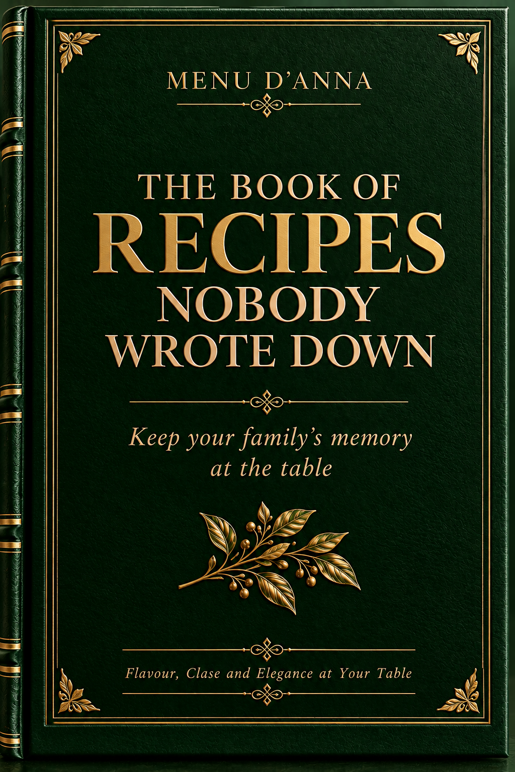 The Book of Recipes Nobody Wrote Down
